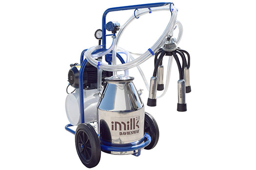 single bucket mobile milker